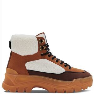 New GREATS
Hewes Hiker Suede Faux Shearling Booties